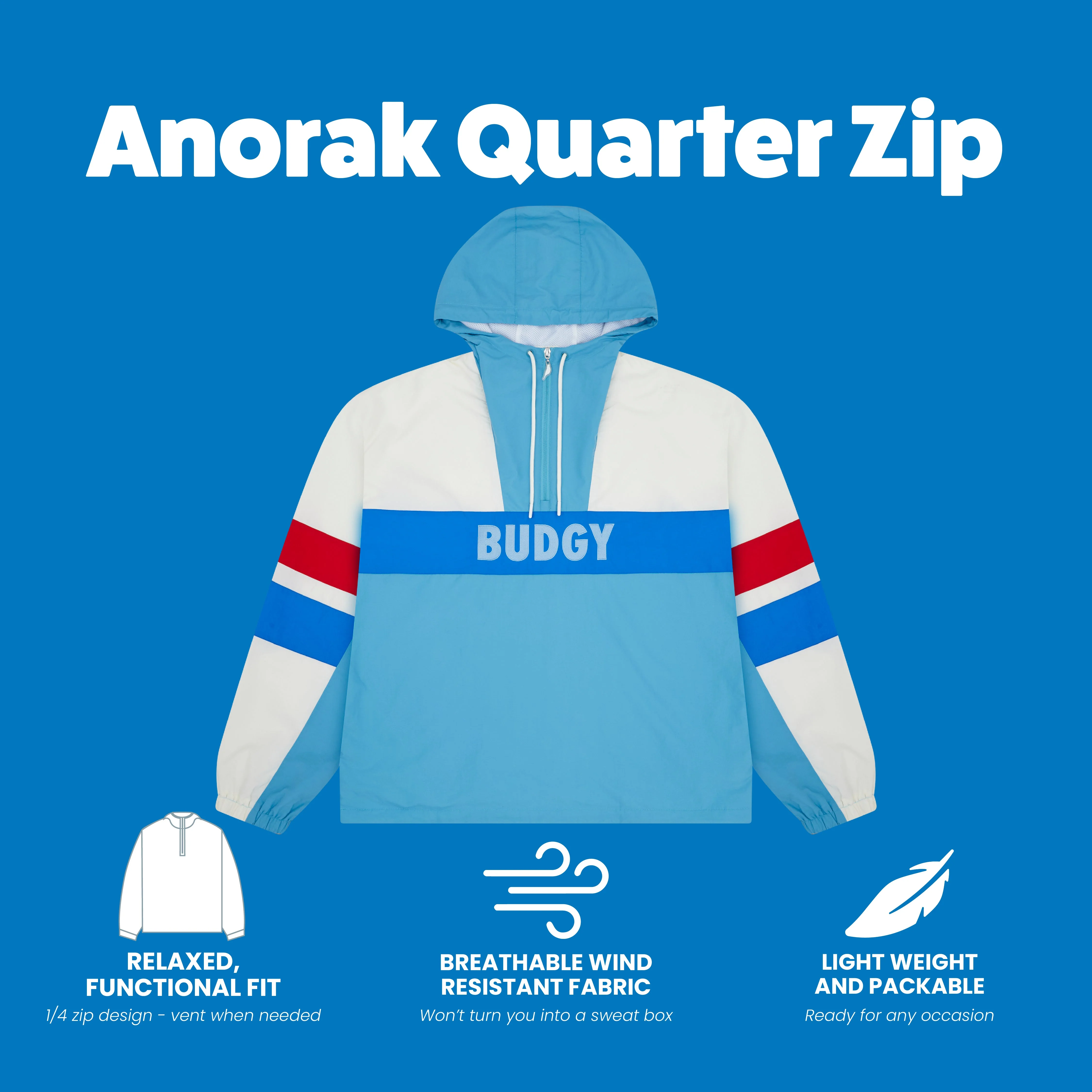 Quarter Zip Anorak Jacket - Image 5
