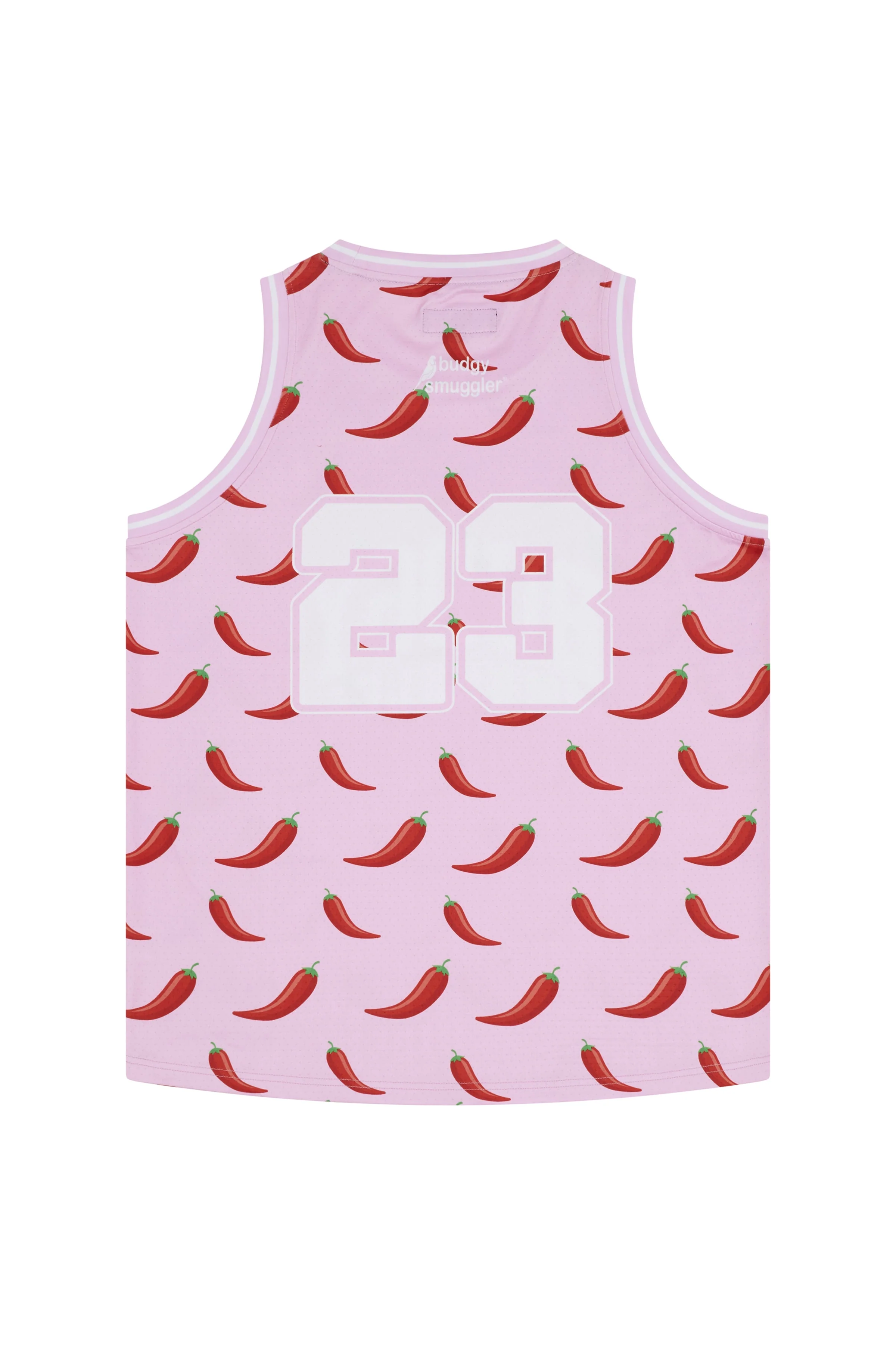 Basketball Vest in Pink Chilli - Image 5