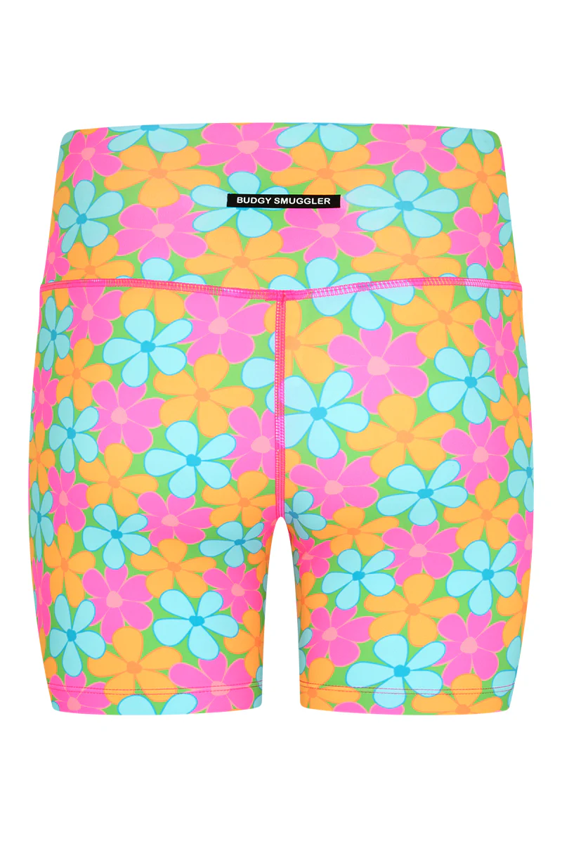 Booty Shorts 2.0 in Fluro Flowers - Image 5