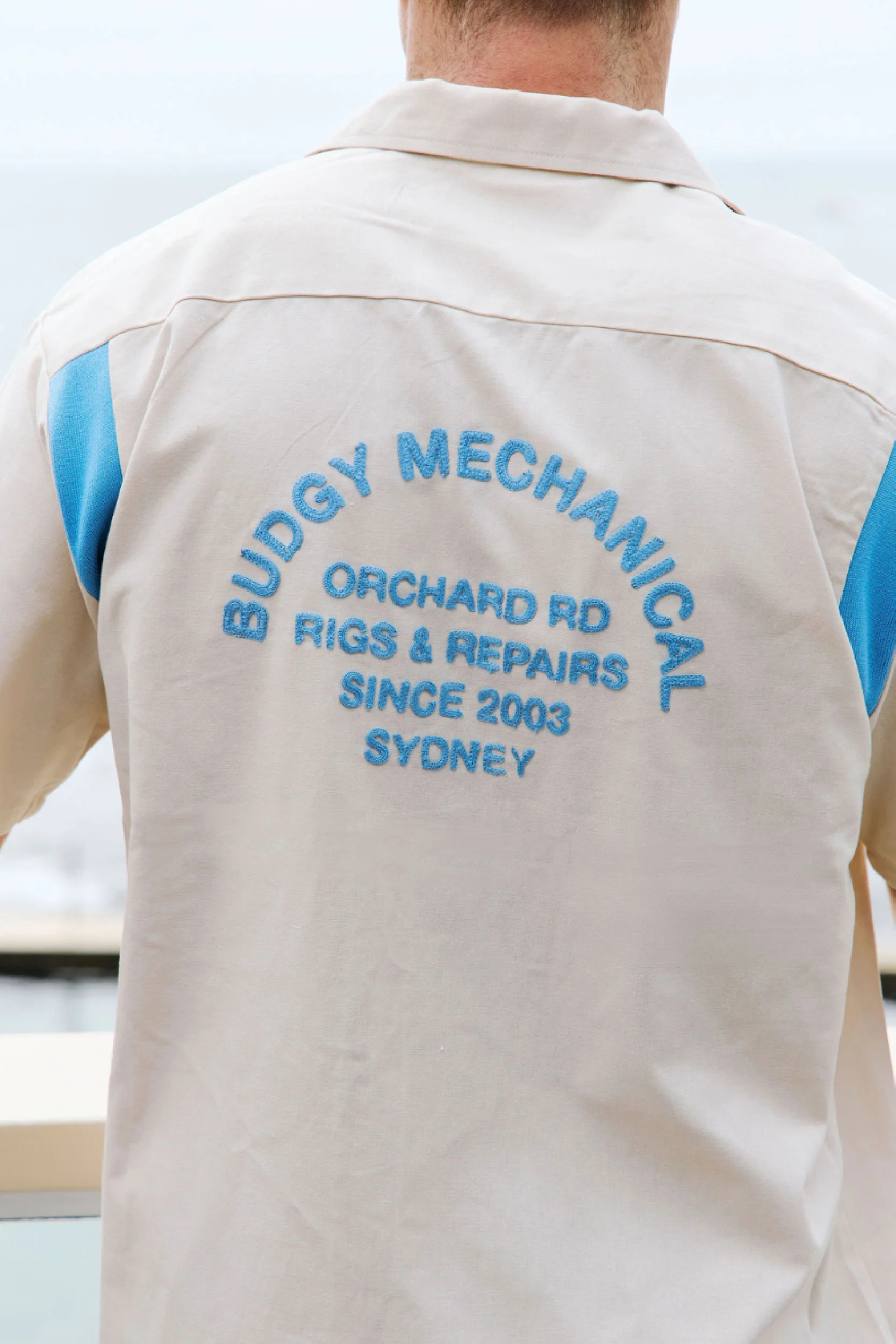 Mechanic Shirt in Cream - Image 5