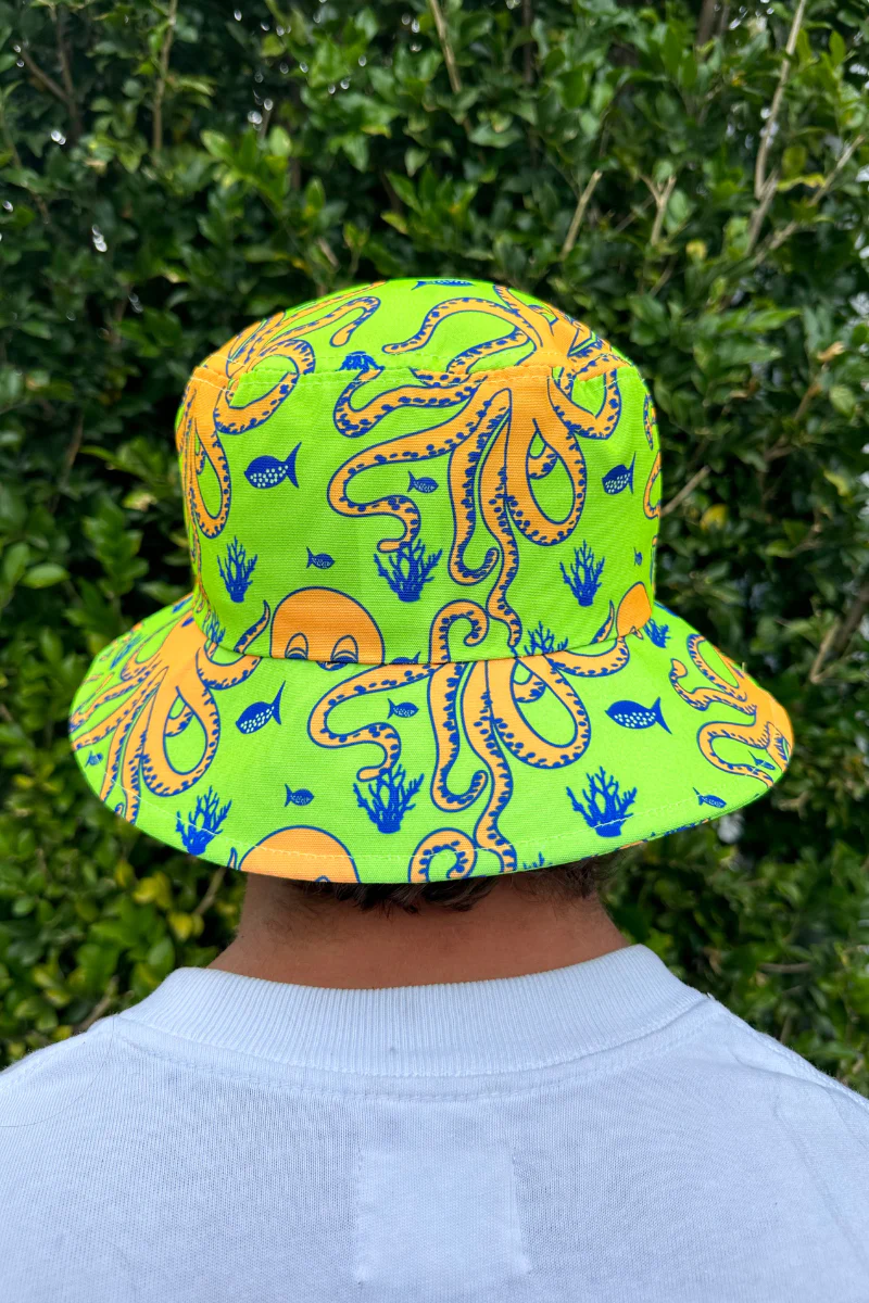 Bucket Hat 2.0 in Octopus Green - Image 3