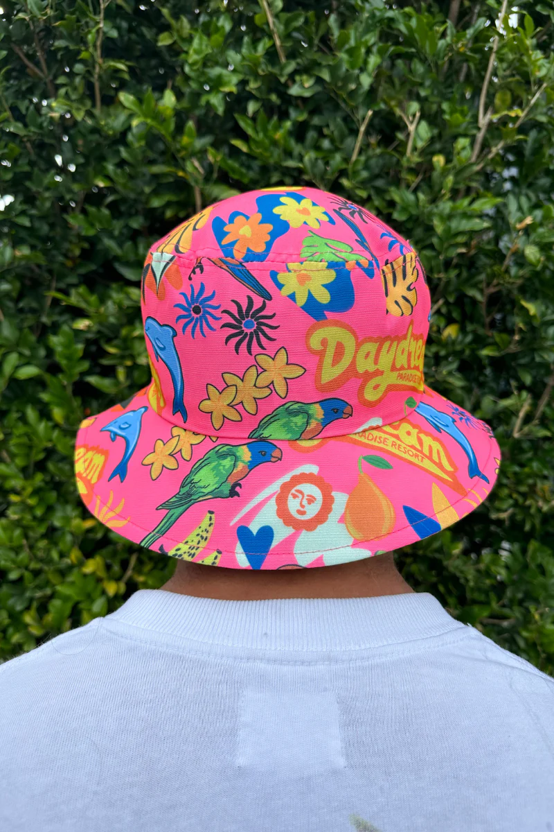 Bucket Hat 2.0 in Pink Day Dreamers - Image 3