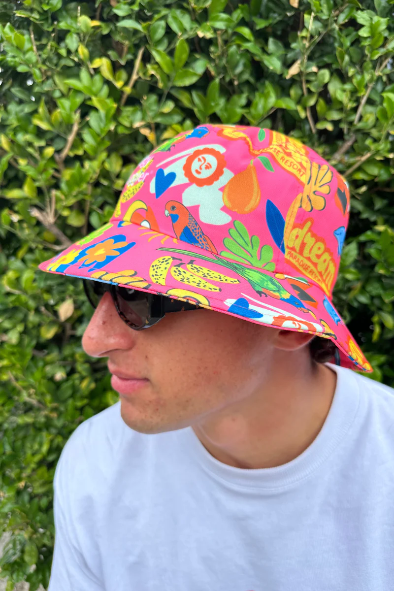 Bucket Hat 2.0 in Pink Day Dreamers - Image 4