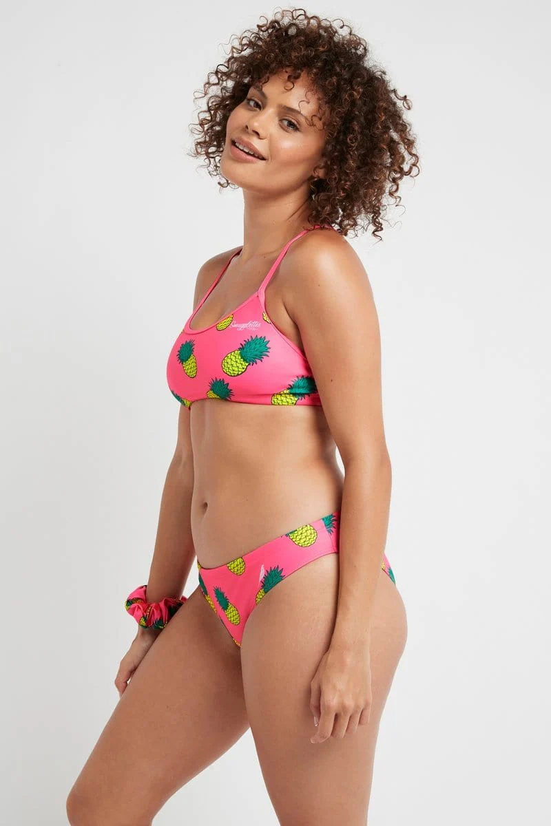 Fairlight Bottoms in Pink Pineapples - Image 4