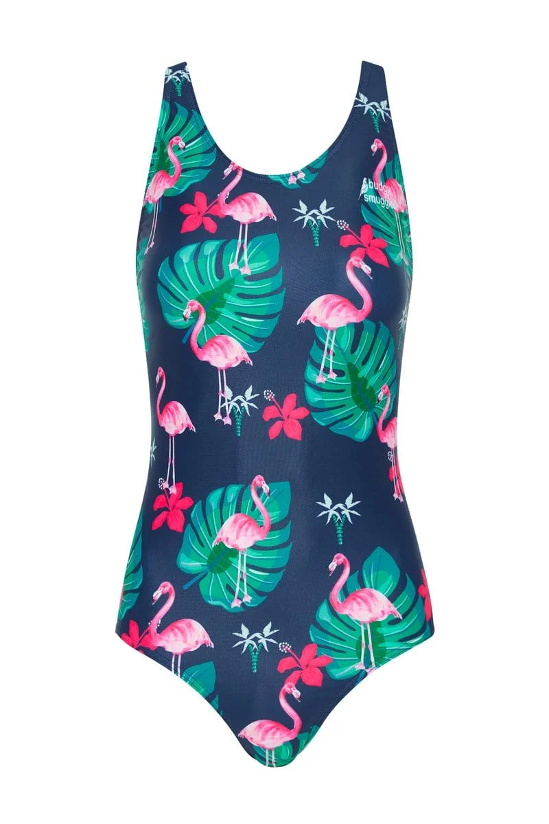 Thick Strap Racer in Flamingos - Image 7