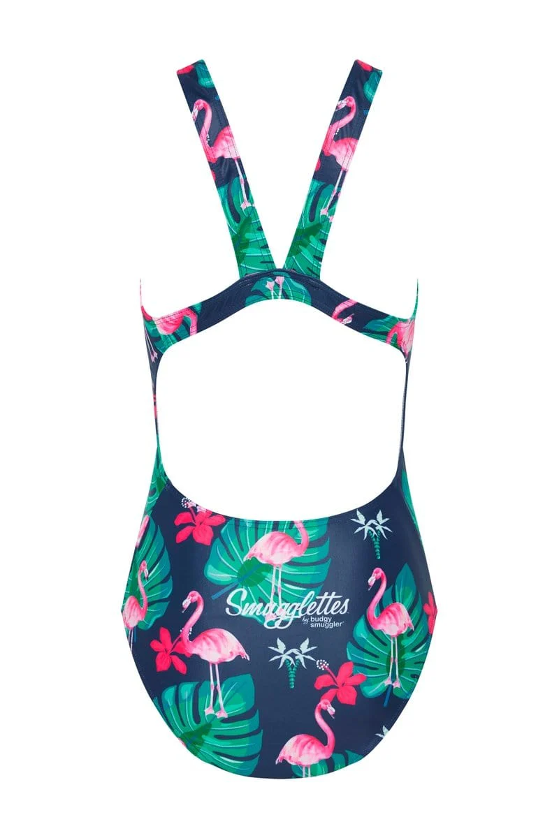 Thick Strap Racer in Flamingos - Image 8