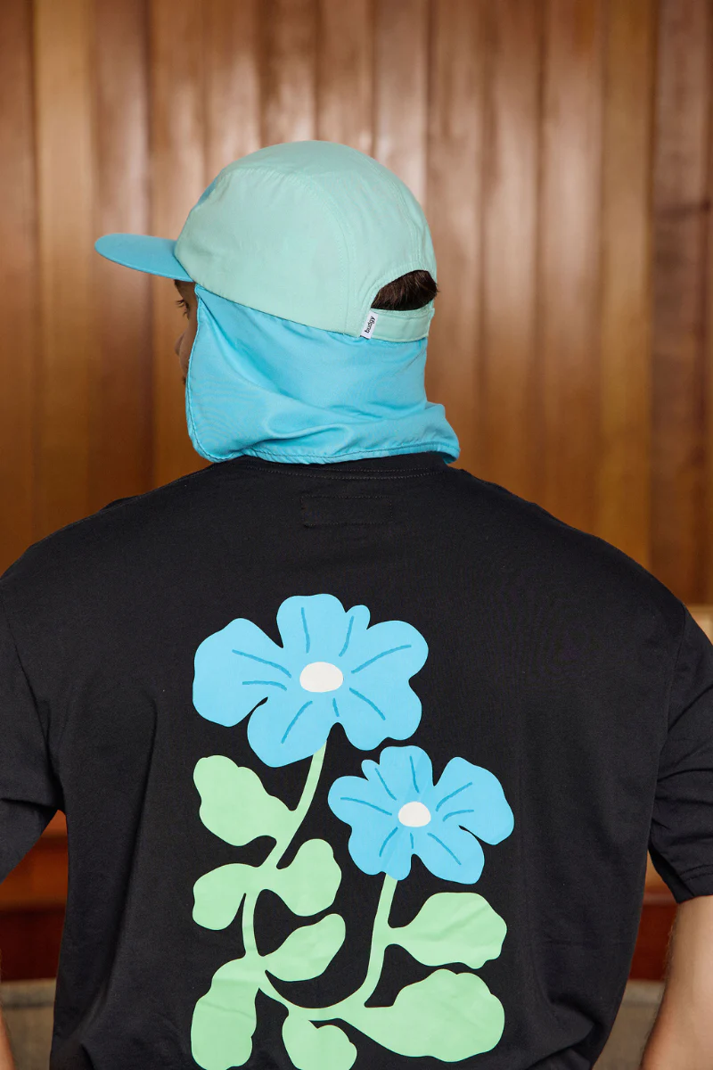 Flap Hat in Blue - Image 4