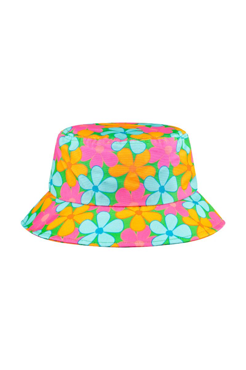 Bucket Hat 2.0 in Fluro Flowers - Image 2