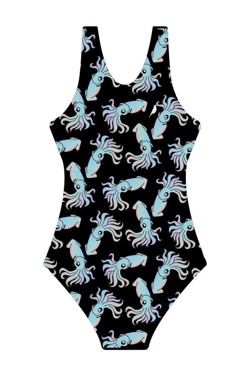 Girls One Piece in Salt and Pepper