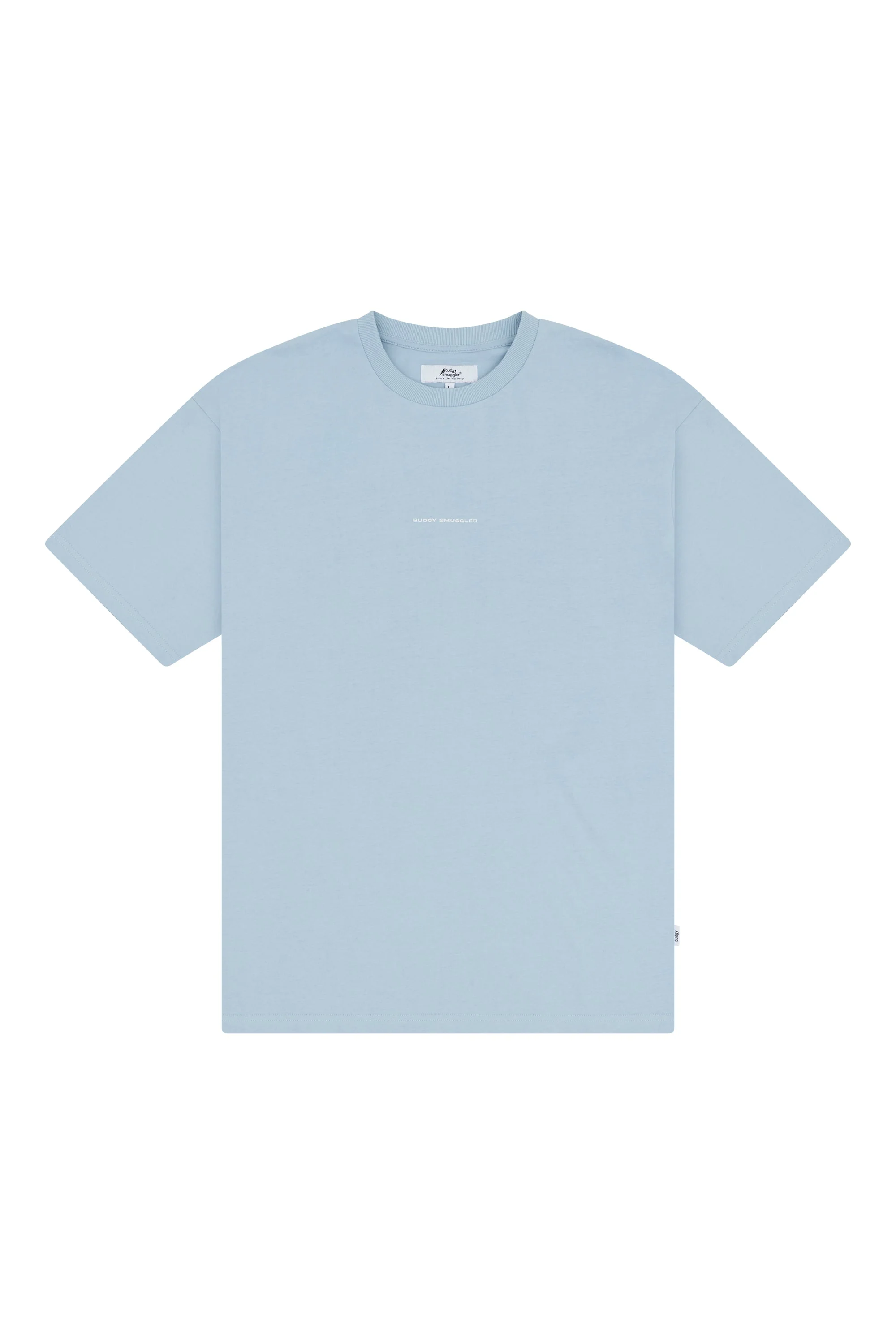 Heavyweight Light Blue Tee in Location - Image 4