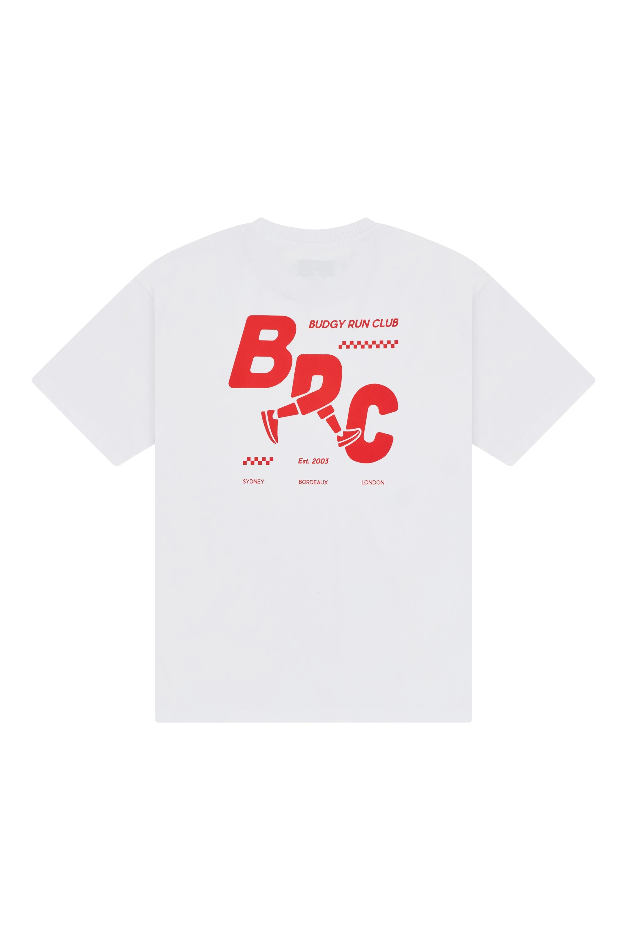 Heavyweight White Tee in Run Club - Image 3