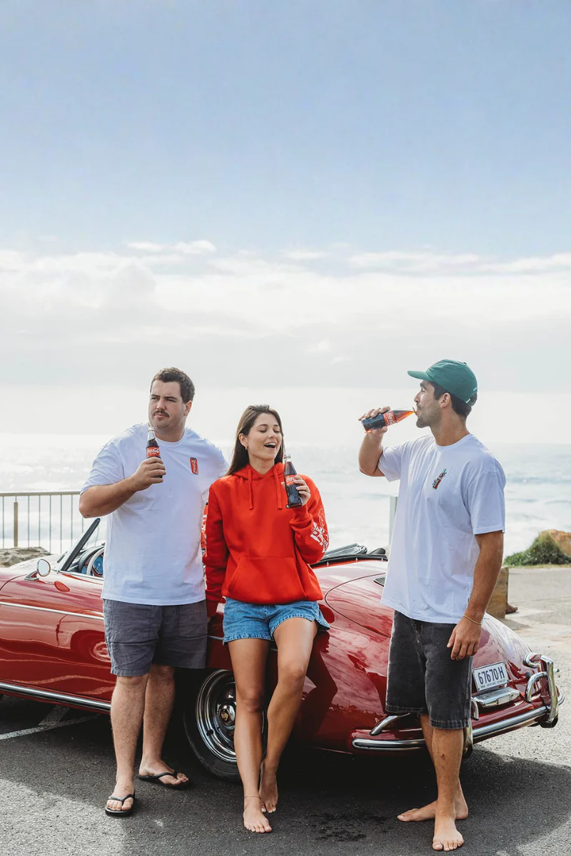 Hoodie in Coca Cola - Image 3