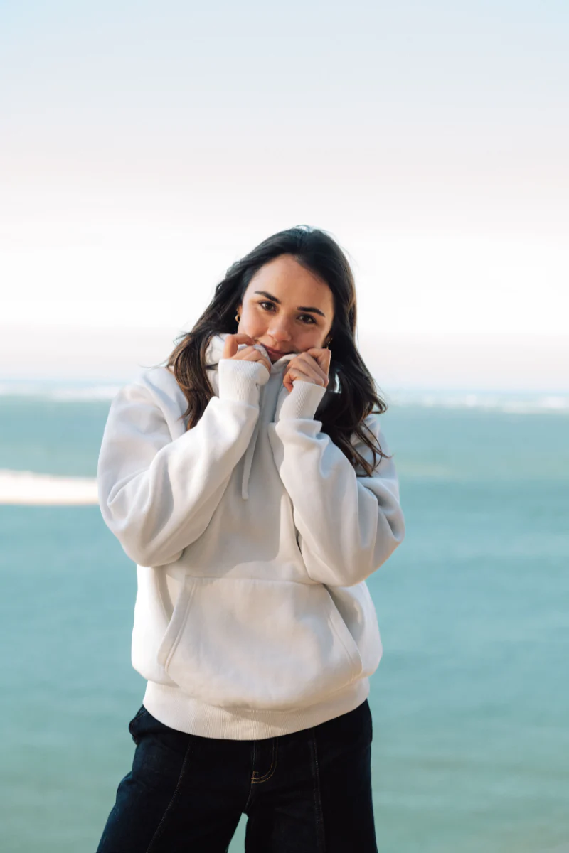 Hoodie in Cream Koala Ski - Image 4