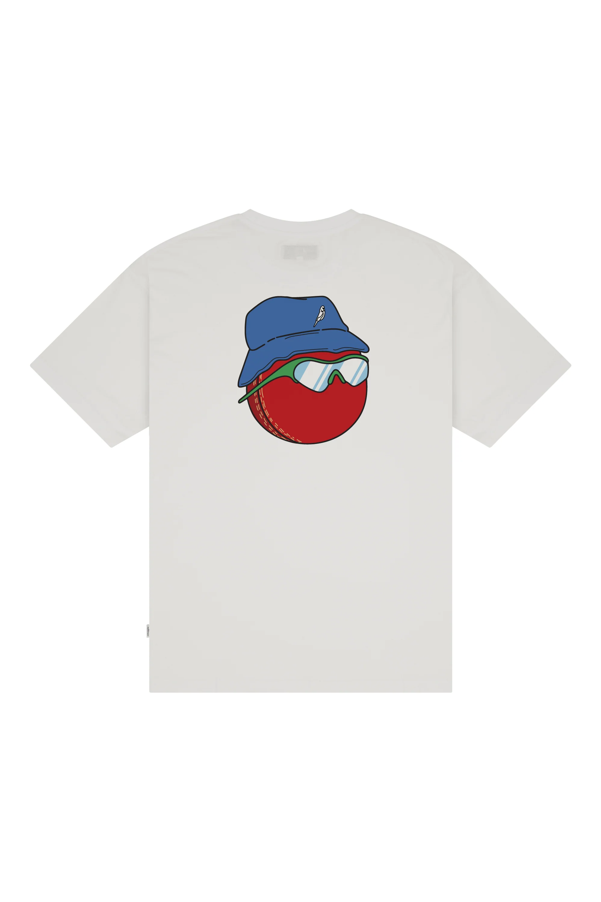 Lightweight White Tee with Fast Bowlers - Image 3