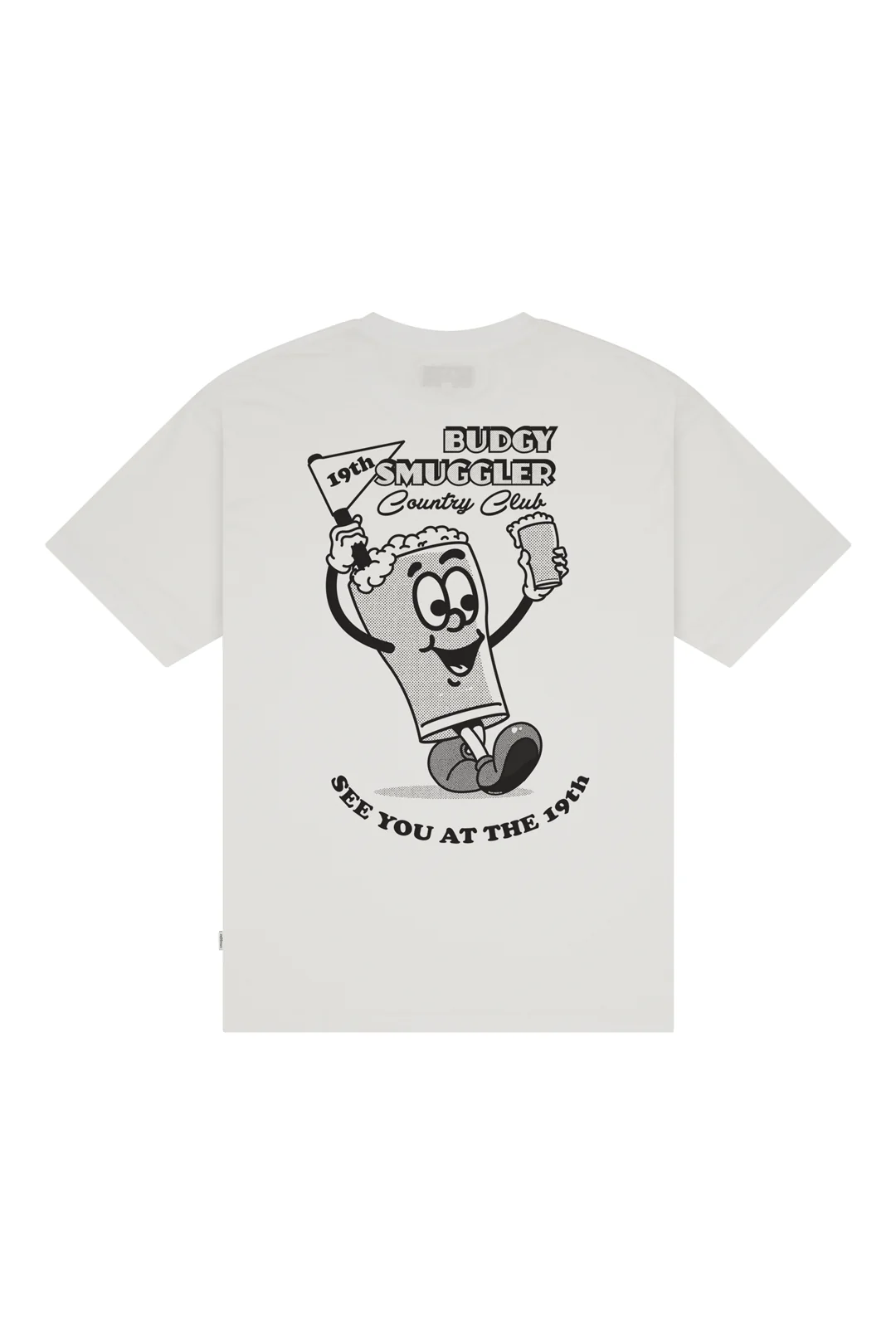 Lightweight White Tee with the 19th Hole - Image 3
