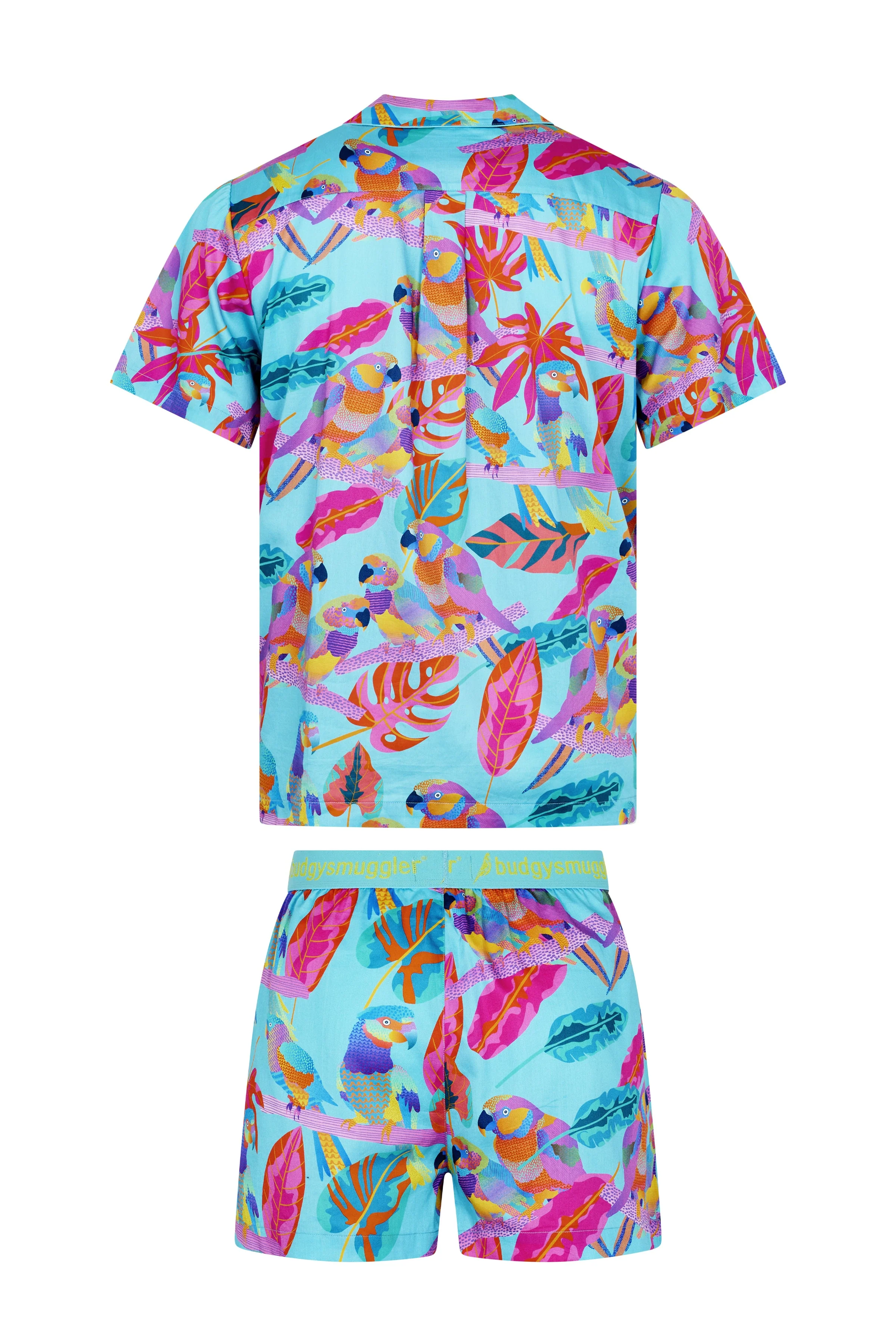 Men's Pyjama Set in Techno Parrots - Image 4
