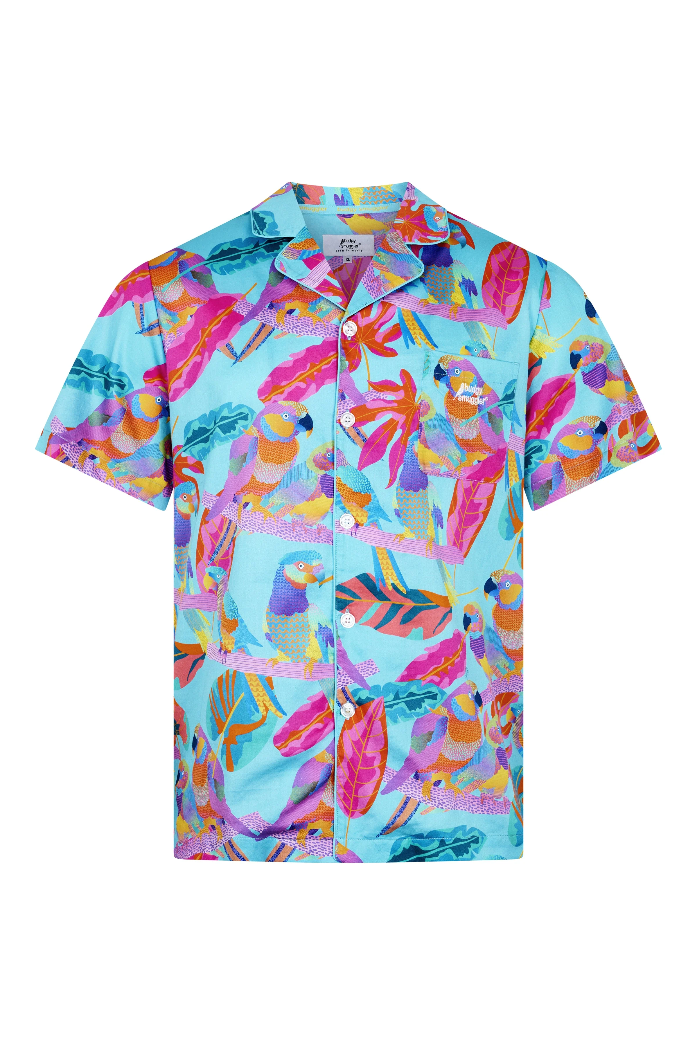 Men's Pyjama Set in Techno Parrots - Image 6
