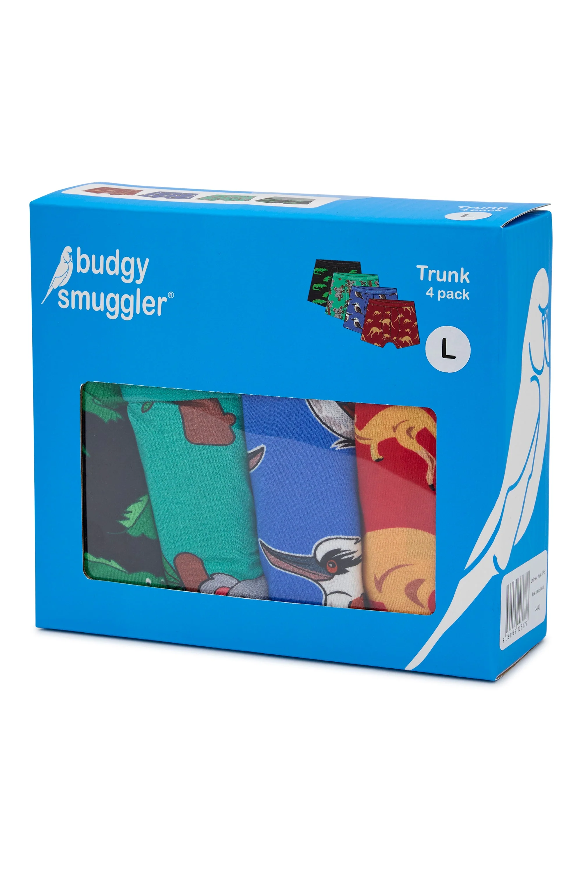 Men's Underwear Trunks 4 Pack in Aussie Animals - Image 3