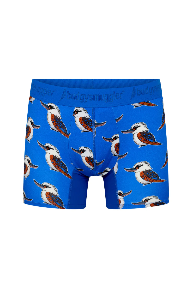 Men's Underwear Trunks in Blue Kookaburra