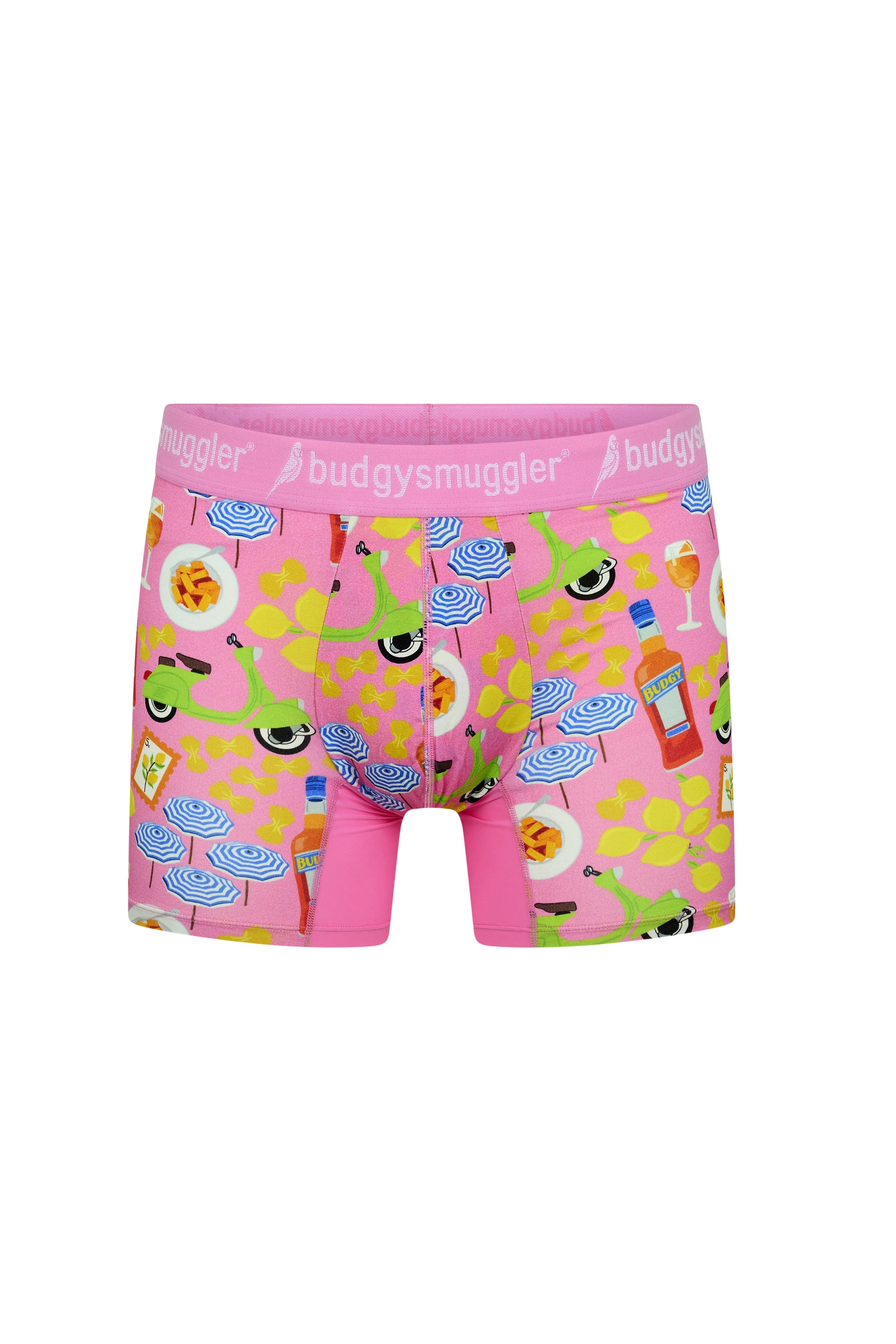 Men's Underwear Trunks in Pink Amalfi