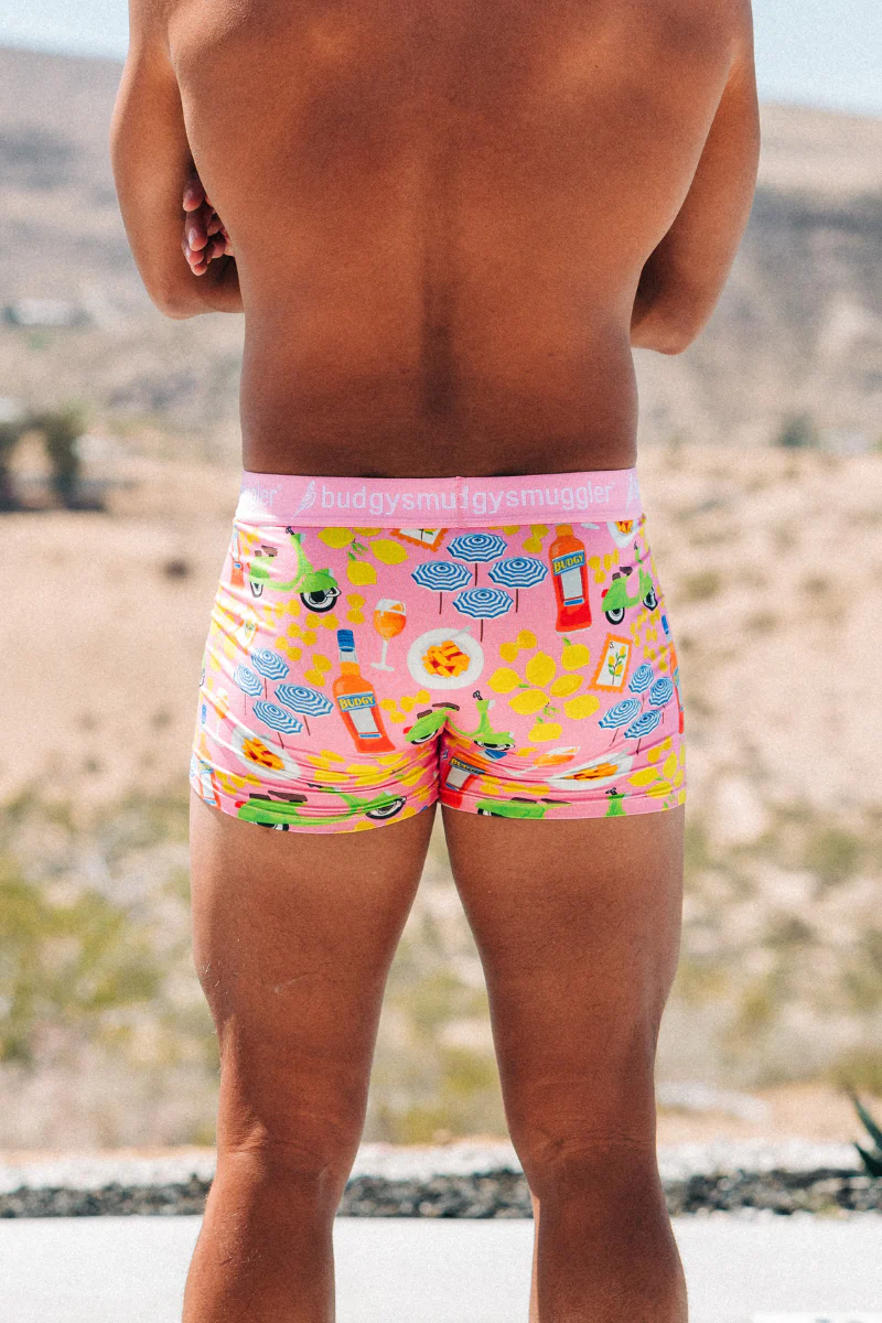 Men's Underwear Trunks in Pink Amalfi - Image 2