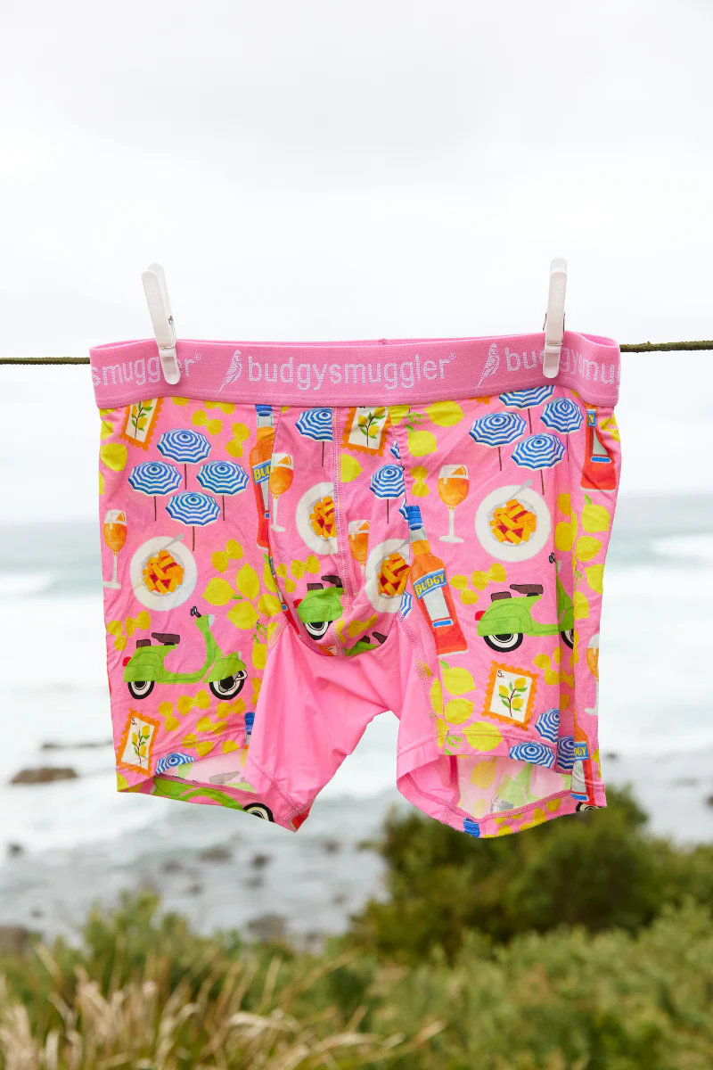 Men's Underwear Trunks in Pink Amalfi - Image 4