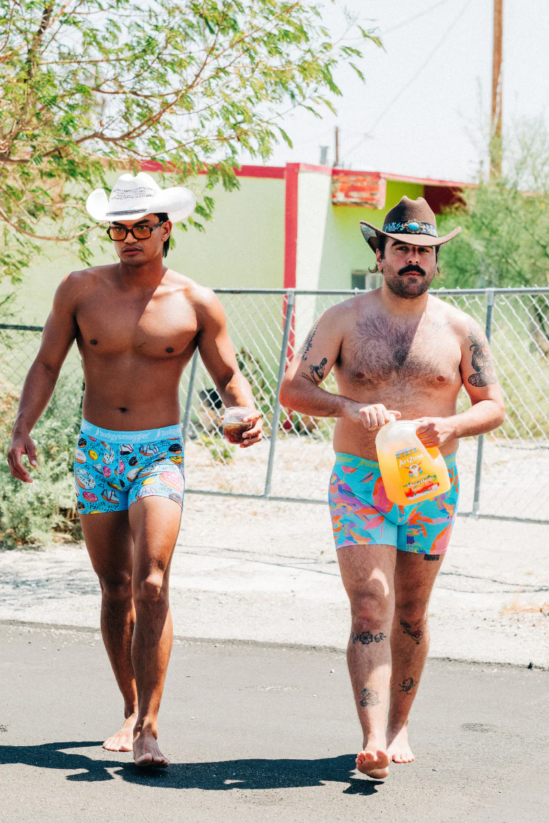 Men's Underwear Trunks in Techno Parrots - Image 6