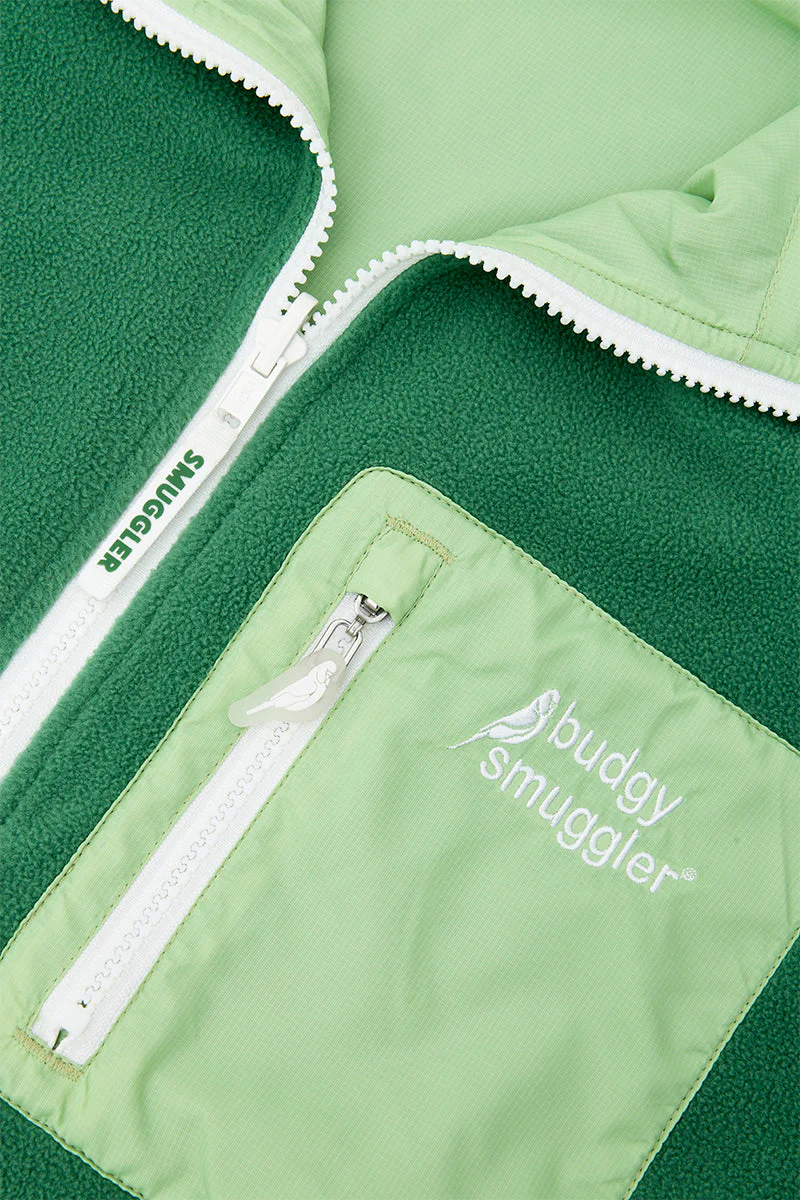 Reversible Fleece In Green - Image 2