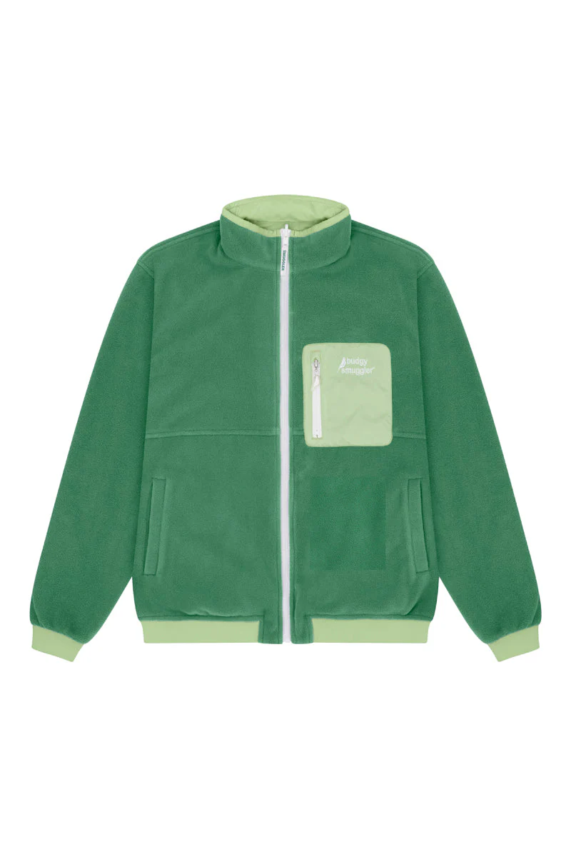 Reversible Fleece In Green - Image 4