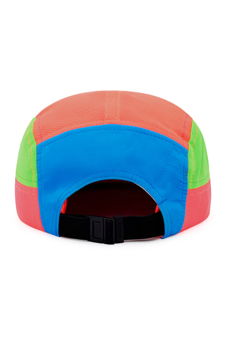 Running Cap in Pink, Orange and Blue - Image 5