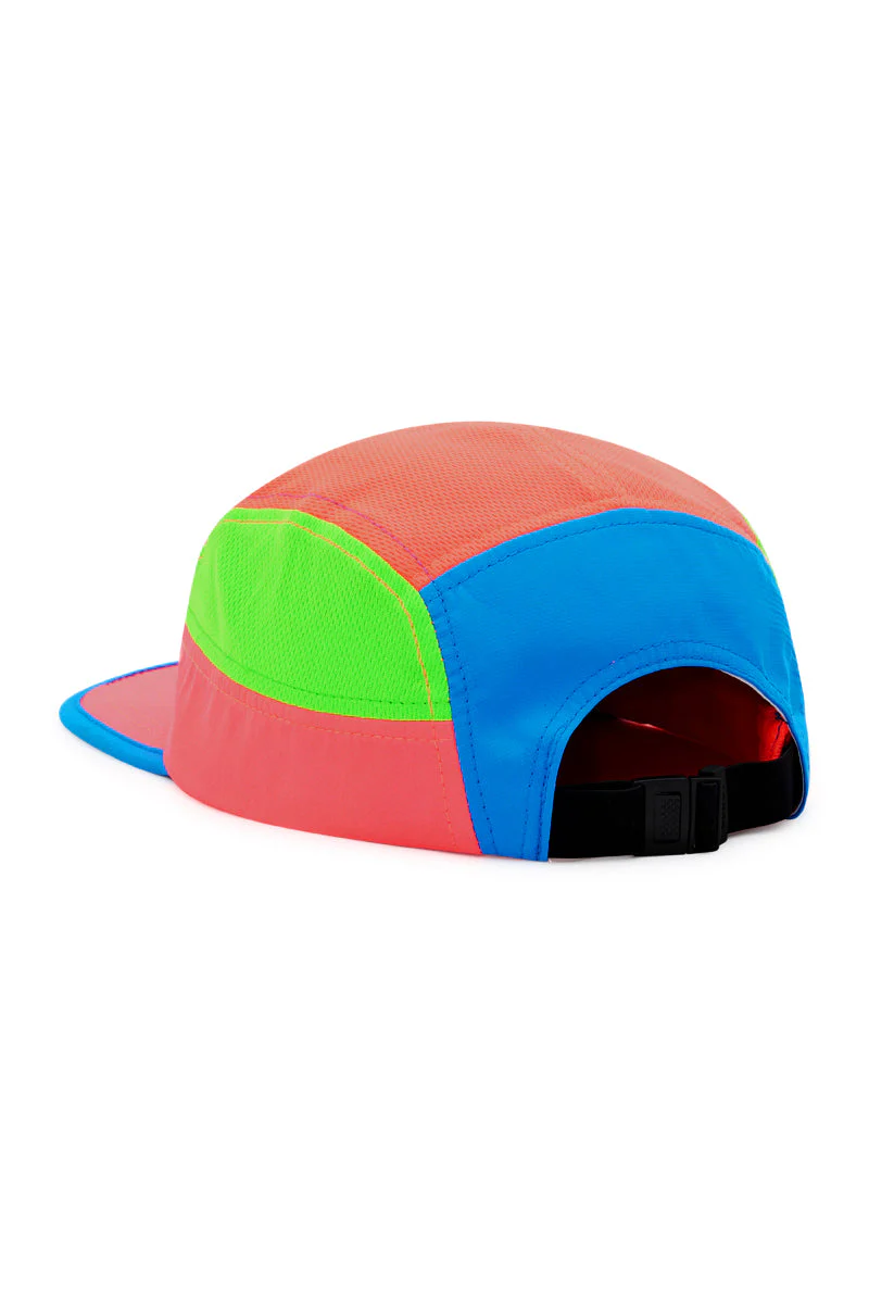 Running Cap in Pink, Orange and Blue - Image 6