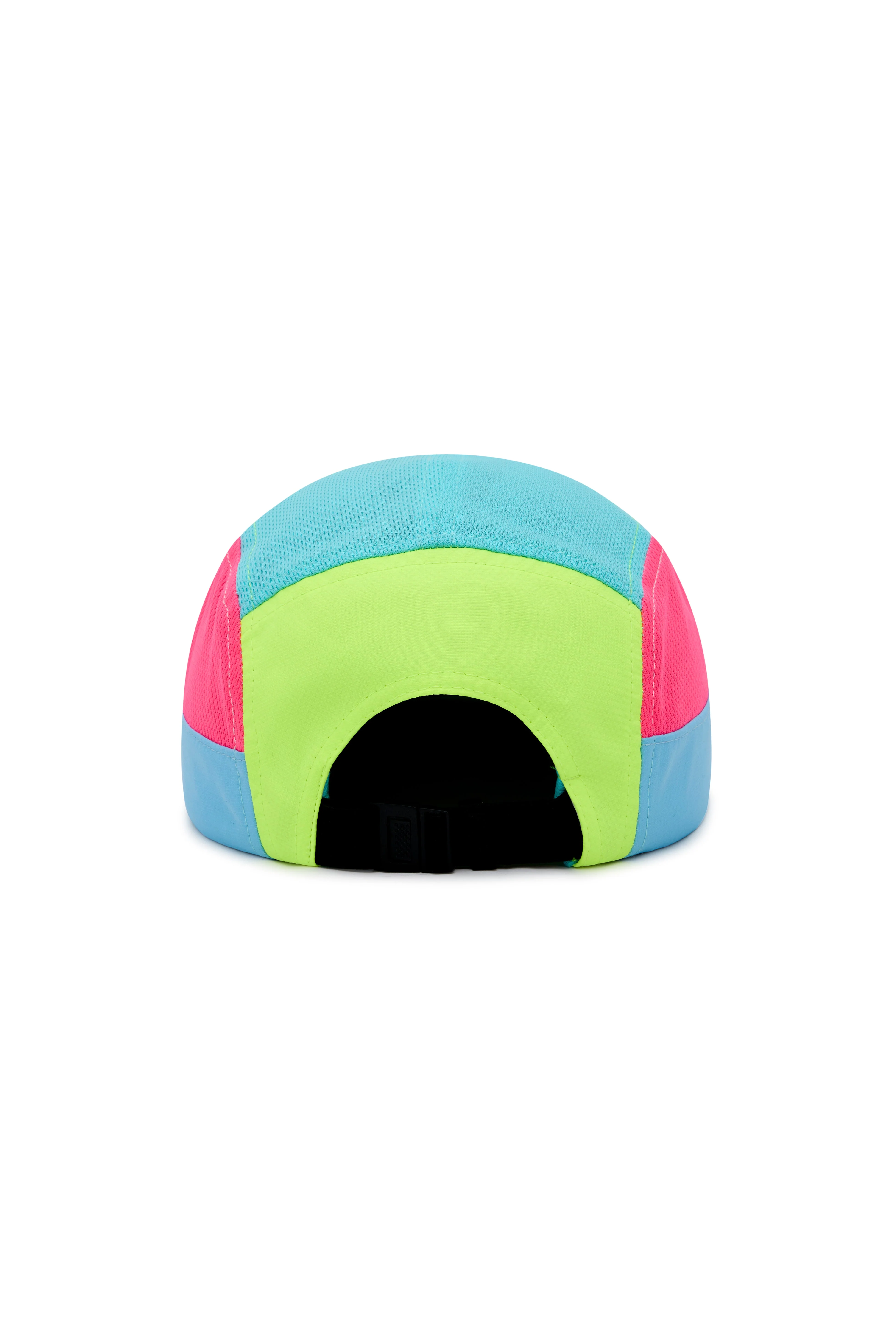 Running Cap in Yellow Blue Pink - Image 3