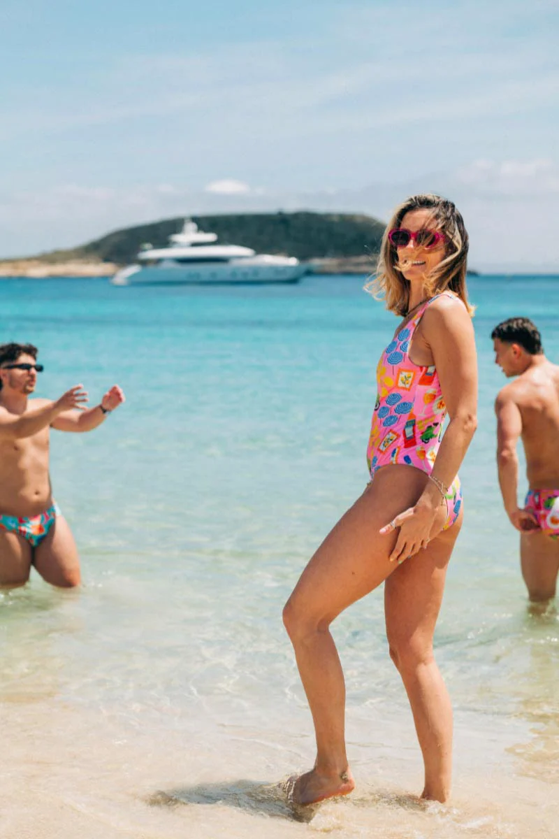 Scoop One Piece in Pink Amalfi - Image 4