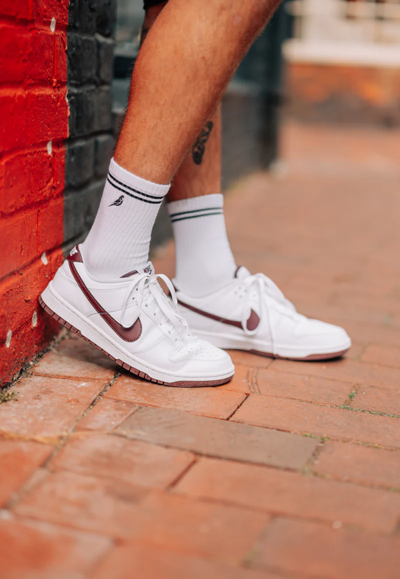 White Budgy Crew Socks - Image 3