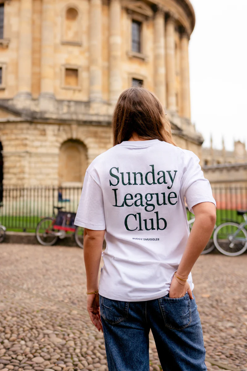 White Tee with Sunday League - Image 3