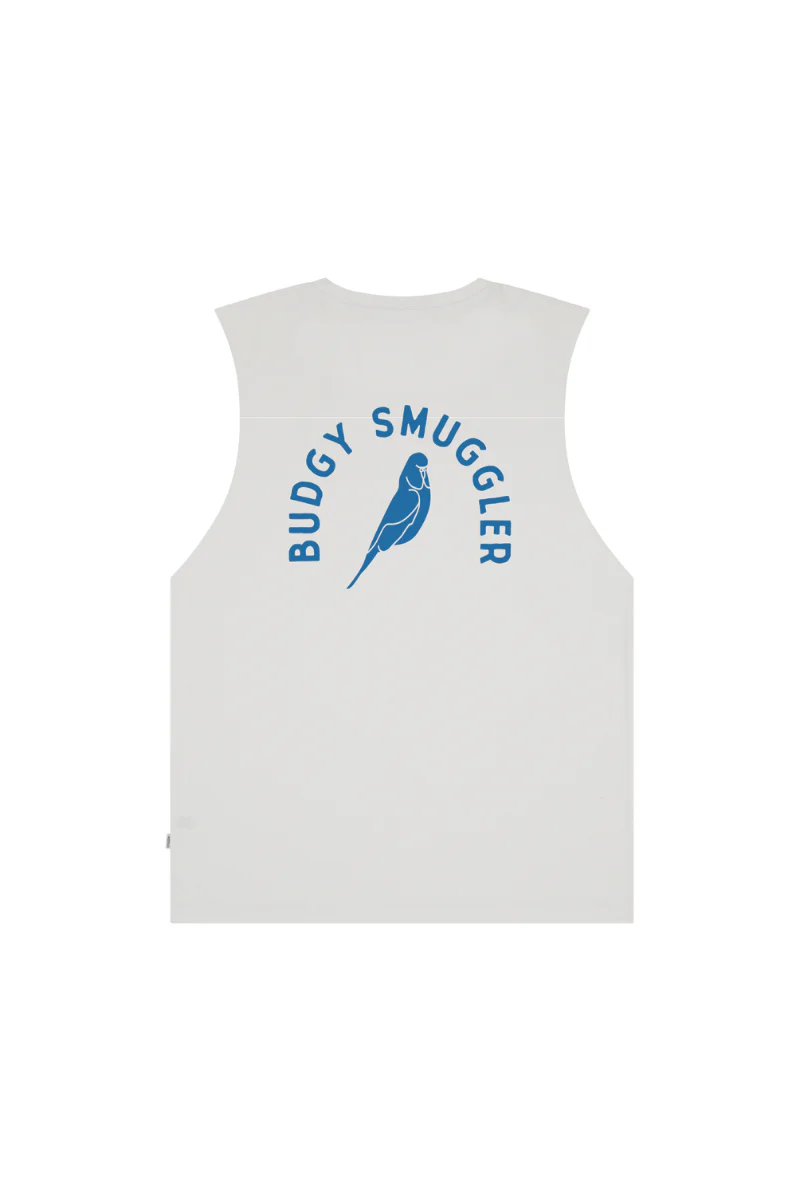 White Singlet with Budgy Arch - Image 3