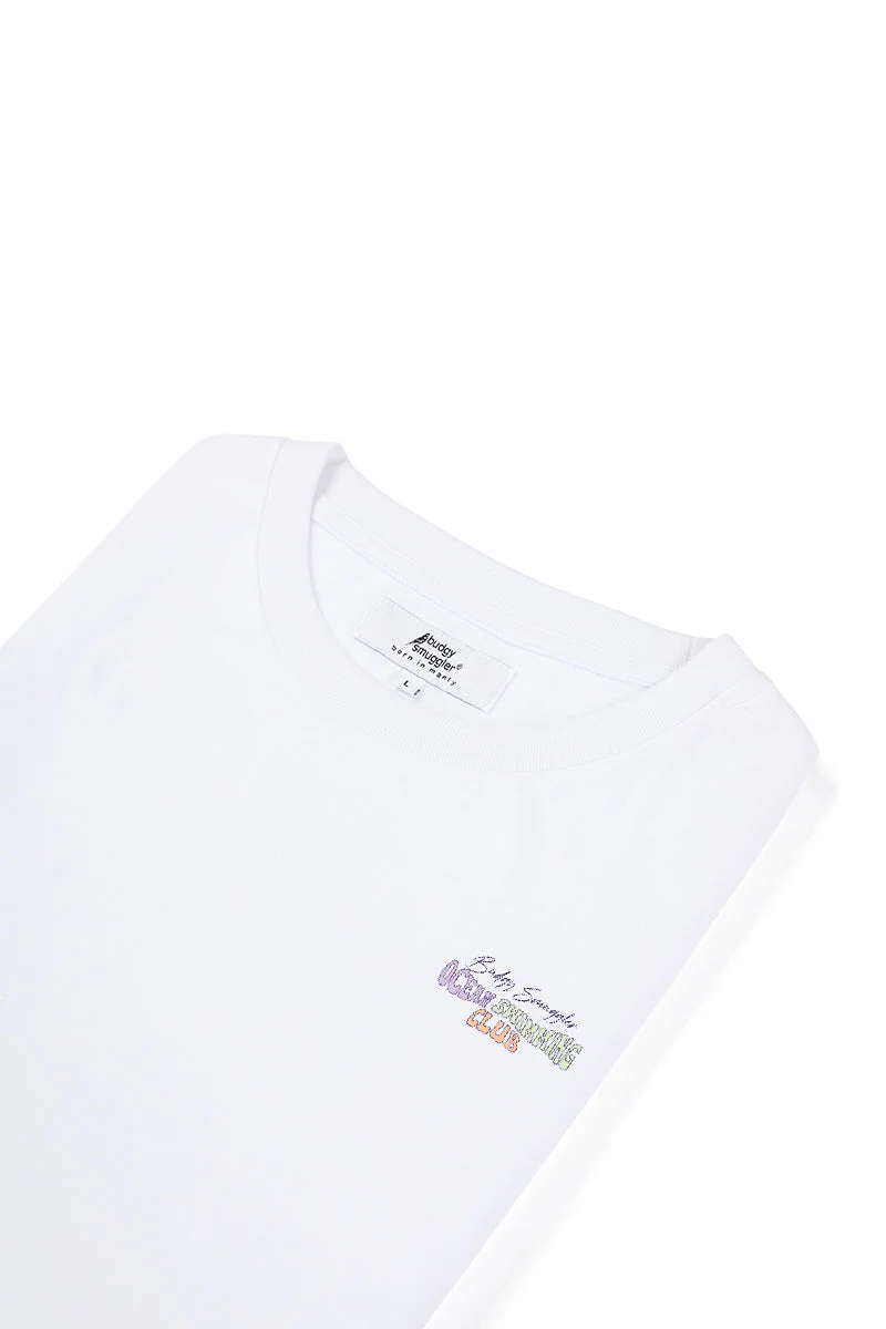 White Tee with Ocean Swim Club - Image 6