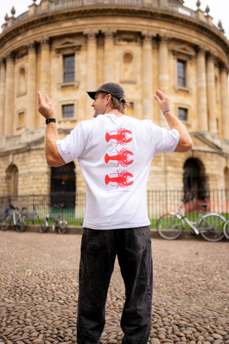 White Tee with Lobster - Image 4