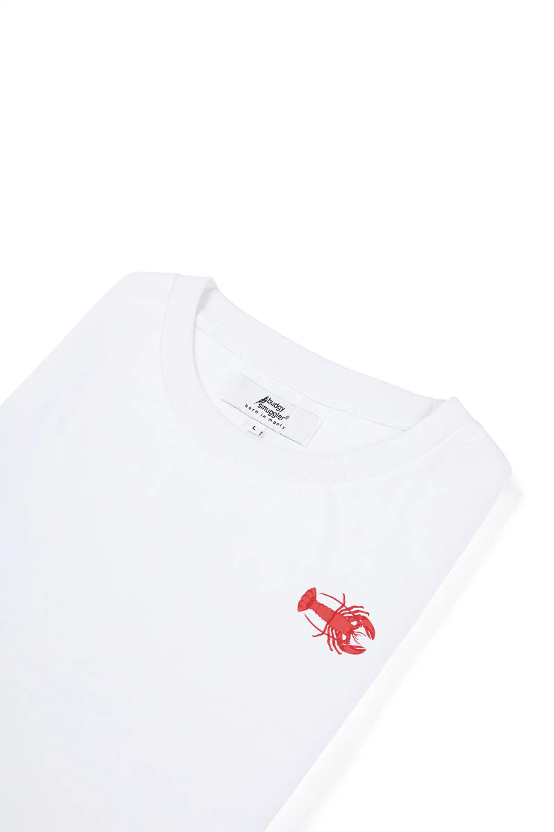 White Tee with Lobster - Image 7