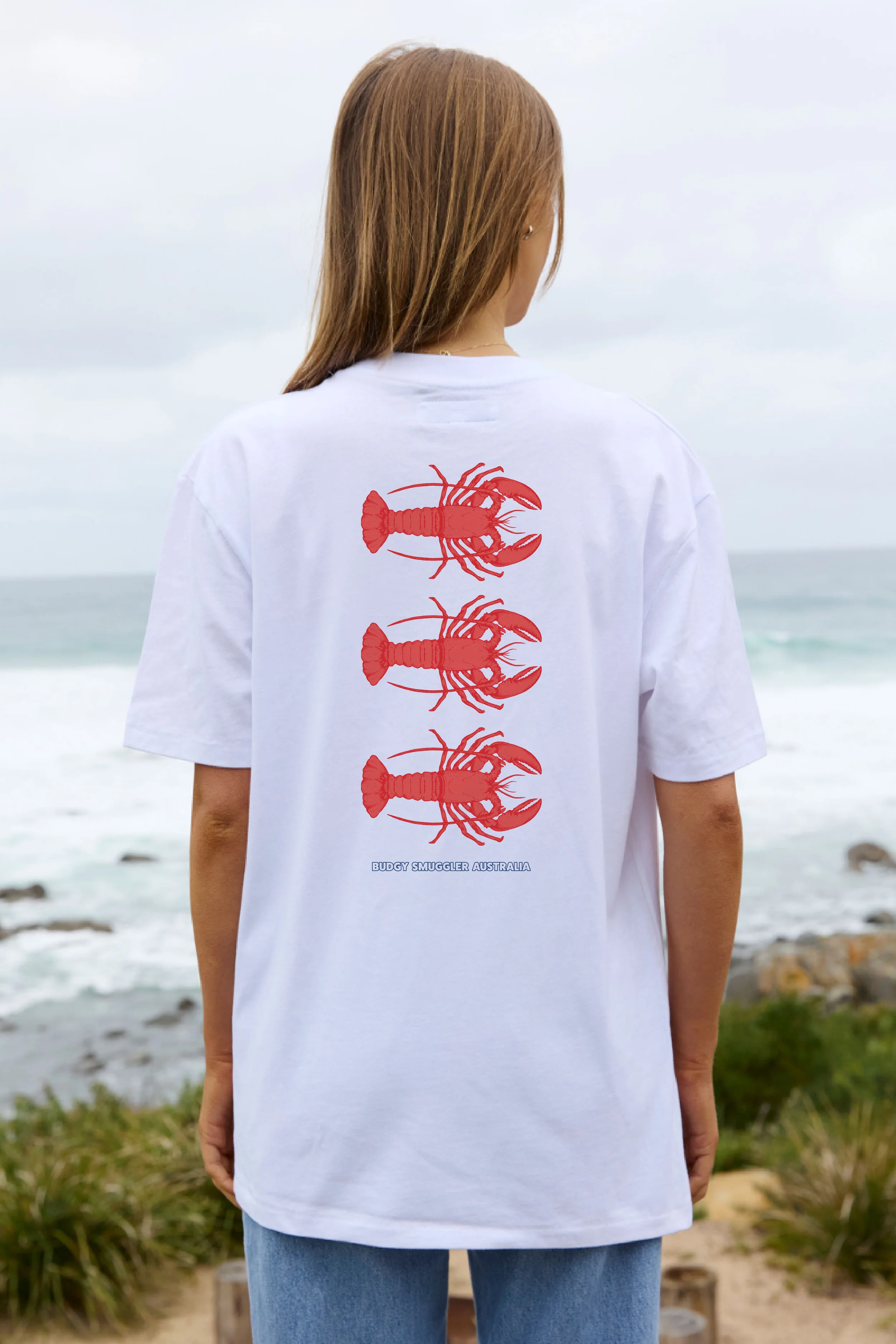 White Tee with Lobster - Image 8
