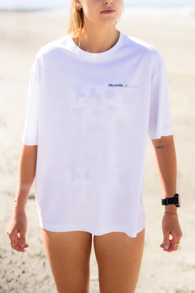 White Tee with Movement is Medicine - Image 5