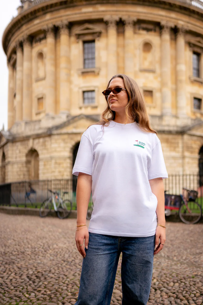 White Tee with Pizza and Putt - Image 5