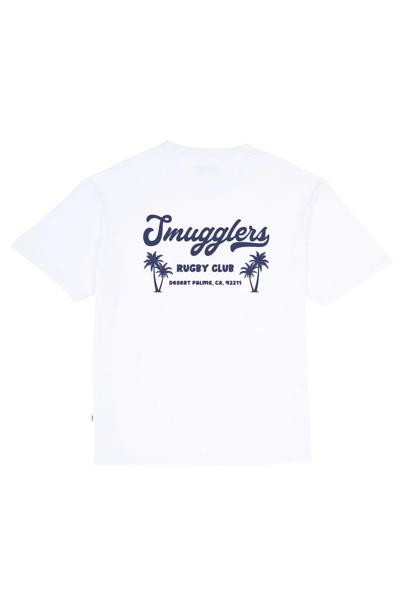 White Tee with Rugby Club - Image 3