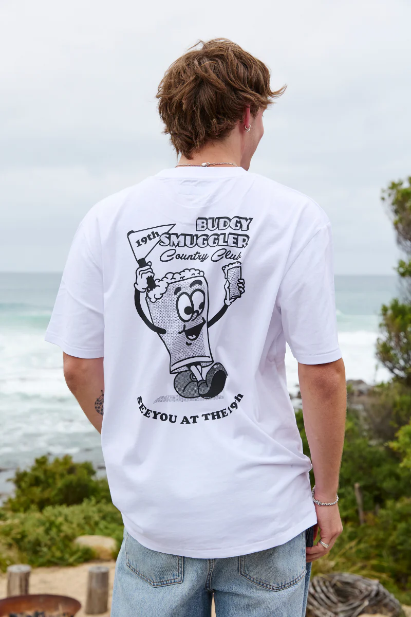 White Tee with Nineteenth Hole - Image 4