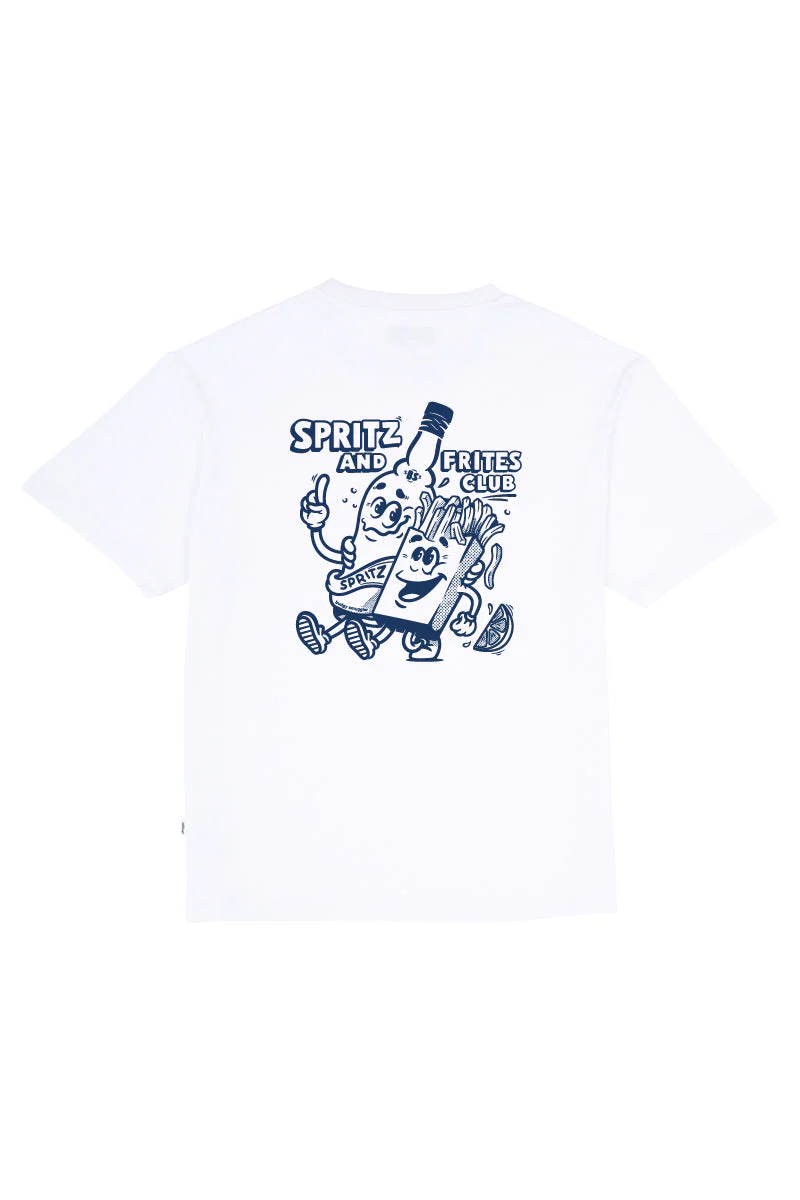 White Tee with Spritz and Frites - Image 4