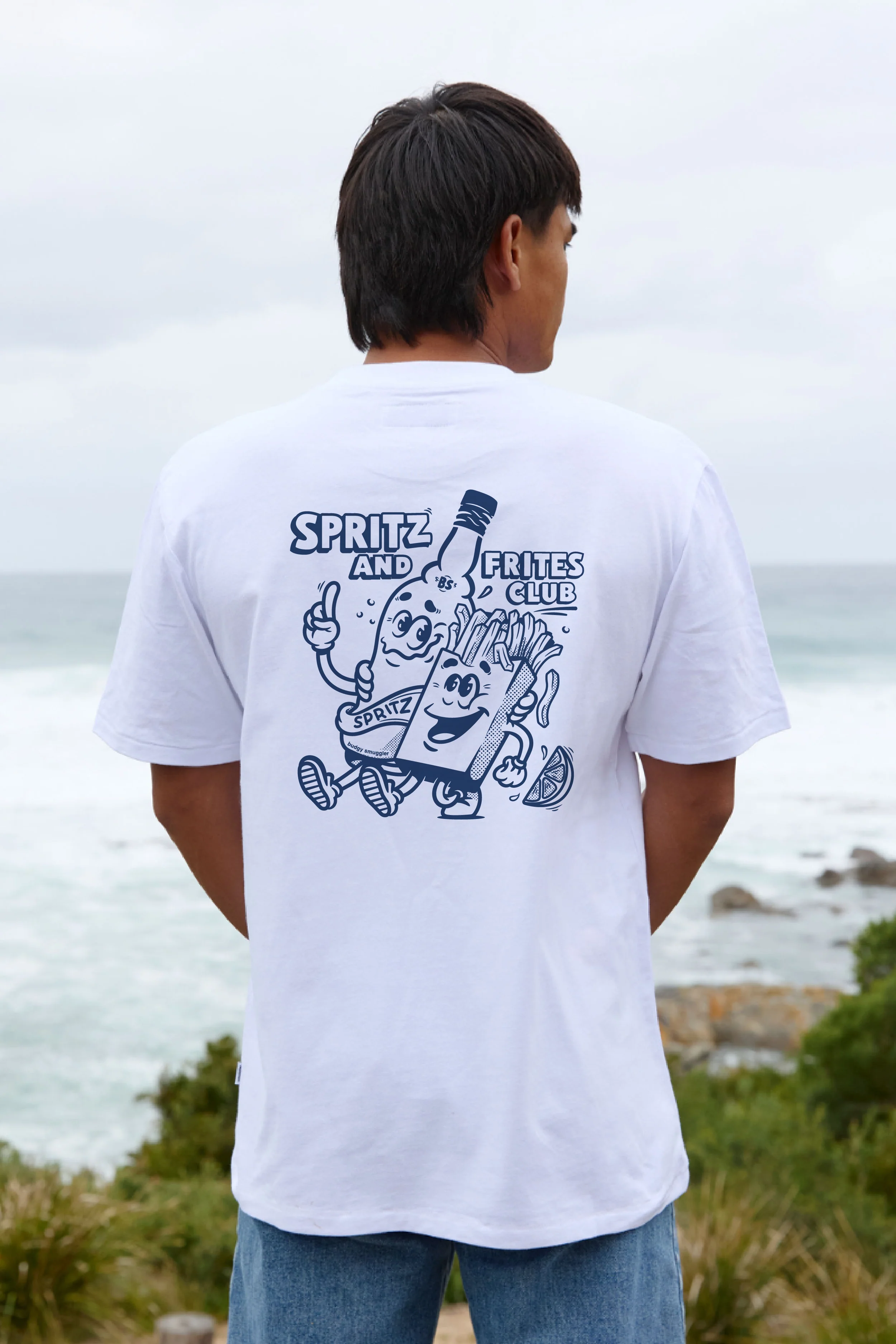 White Tee with Spritz and Frites - Image 8