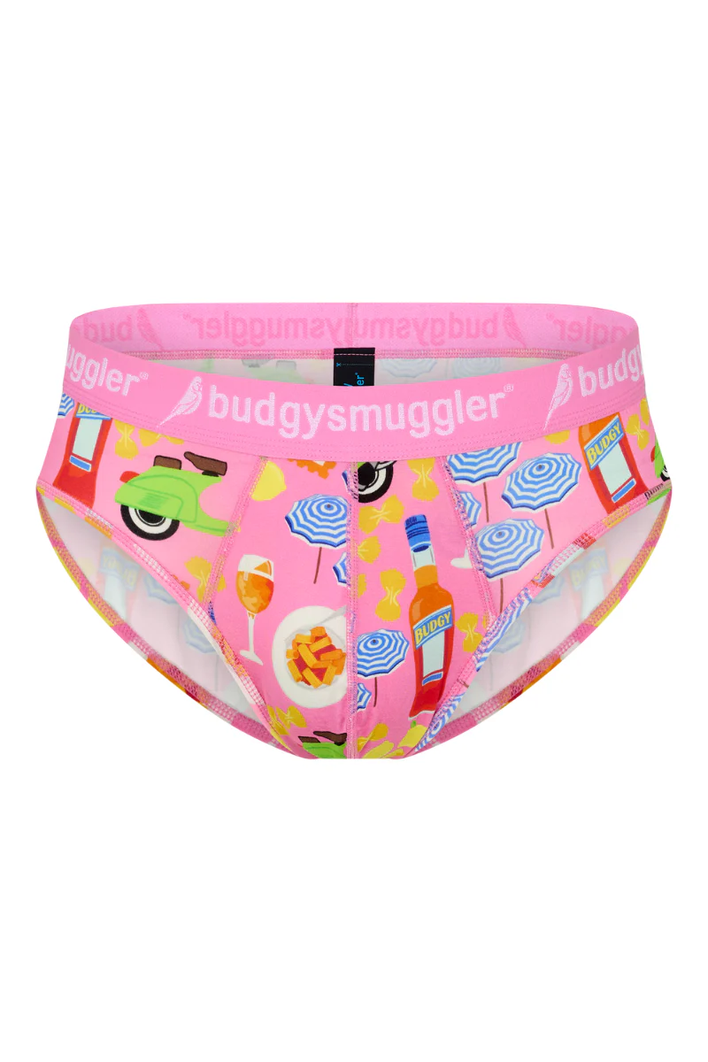 Men's Underwear Briefs in Pink Amalfi